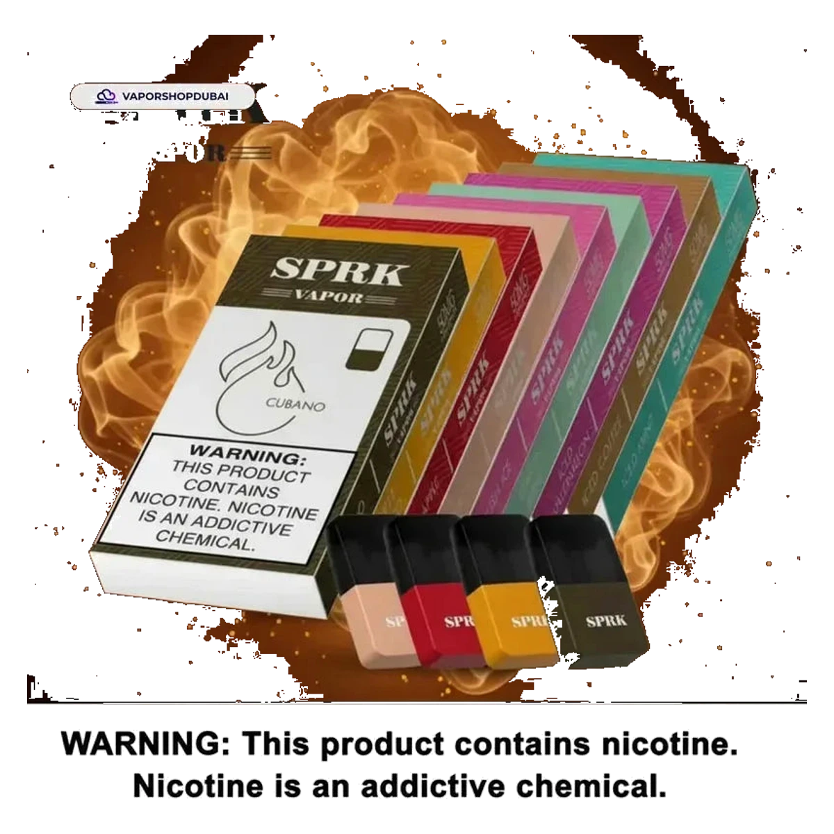 Buy Sprk Vapor V4 Pods (Compatible With Myle V4 Pod System) Uae — AED 35 | Emirates Vapor