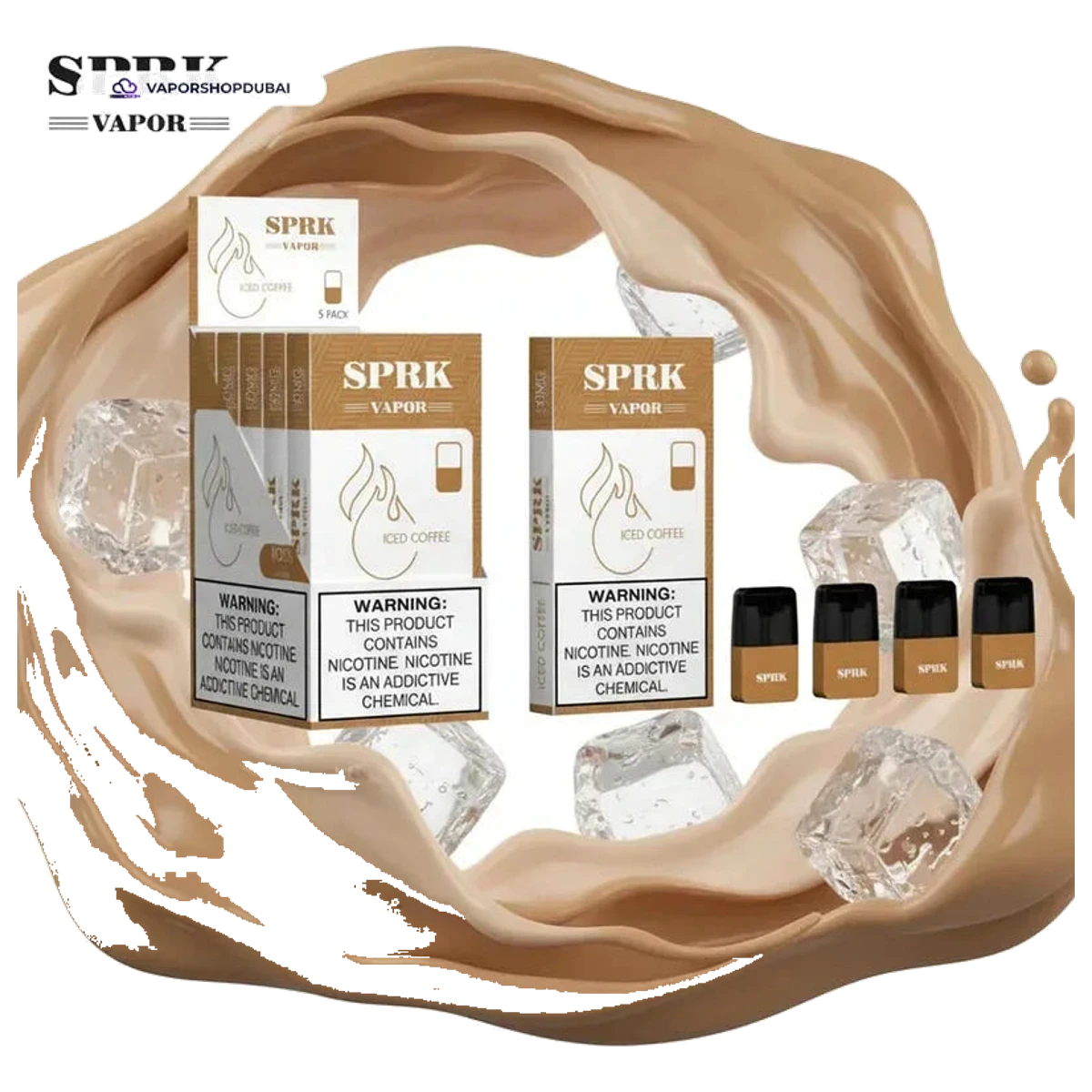 Buy MYLE Buy SPRK Vapor V4 Pods (Compatible with MYLE V4 Pod System) Dubai same-day delivery