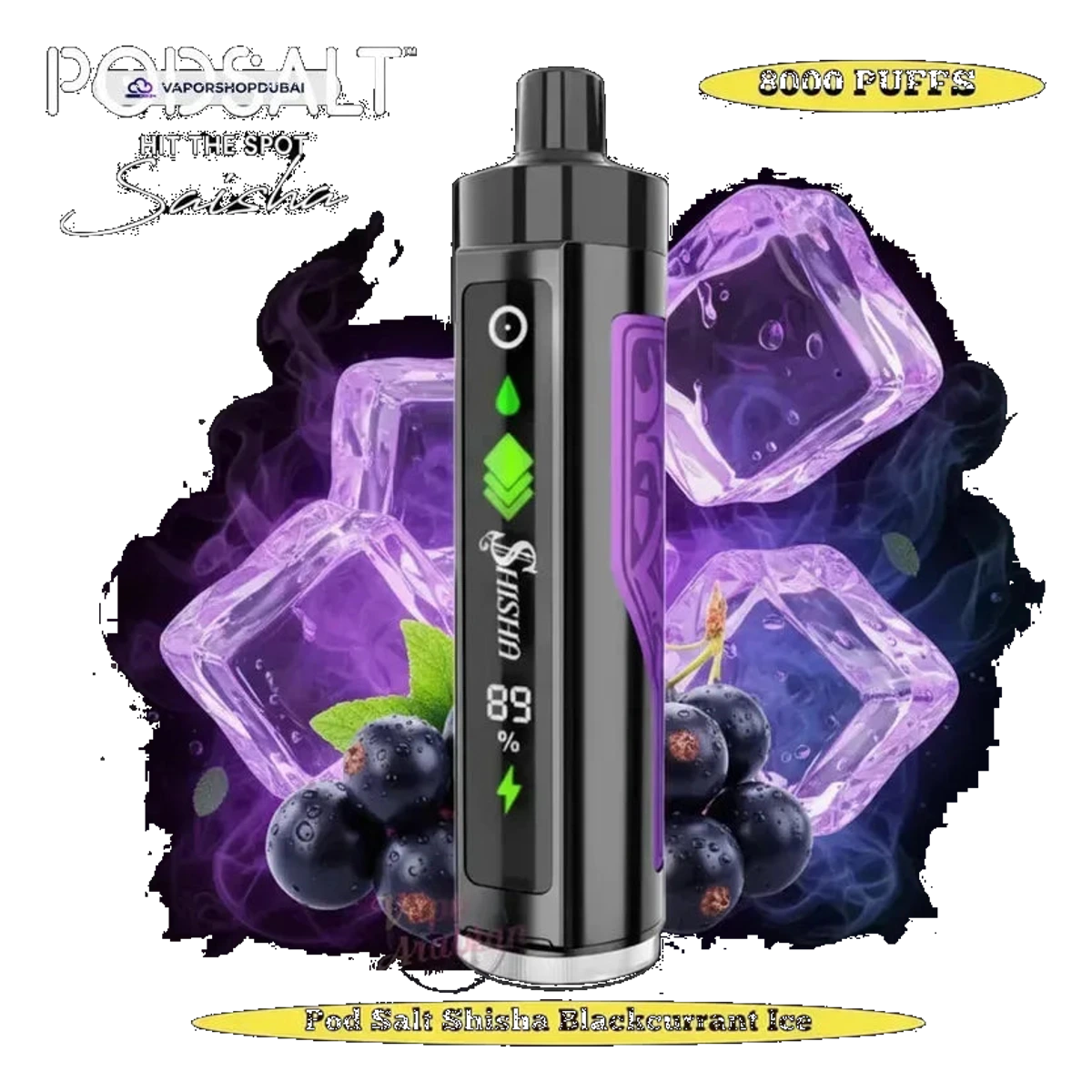 Pod Salt Shisha 8000 Puffs Dtl 3Mg Uae — AED 40 | Emirates Vapor