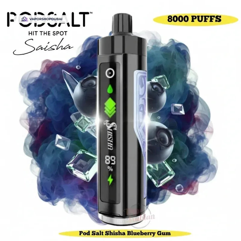 Buy POD SALT POD SALT Shisha 8000 Puffs DTL 3mg Dubai same-day delivery