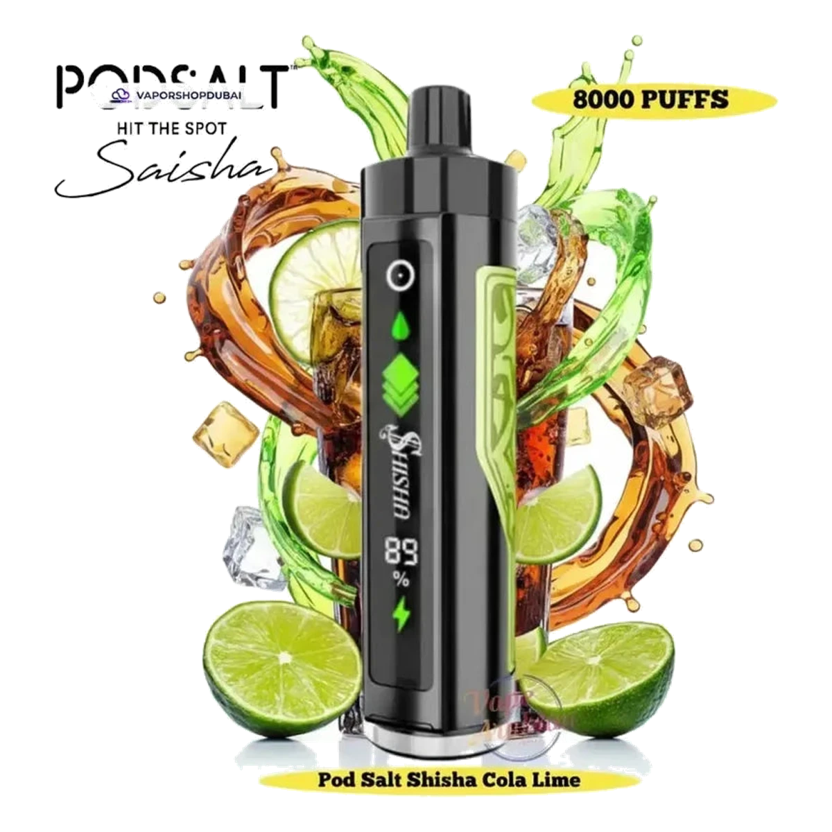 POD SALT Shisha 8000 Puffs DTL 3mg best price UAE — ESMA certified