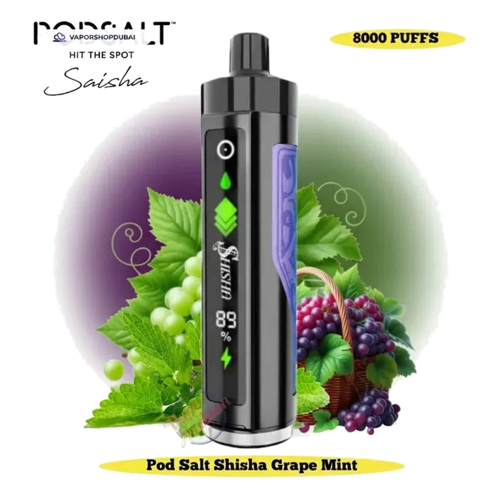 Pod Salt Shisha 8000 Puffs Dtl 3Mg Uae — AED 40 | Emirates Vapor