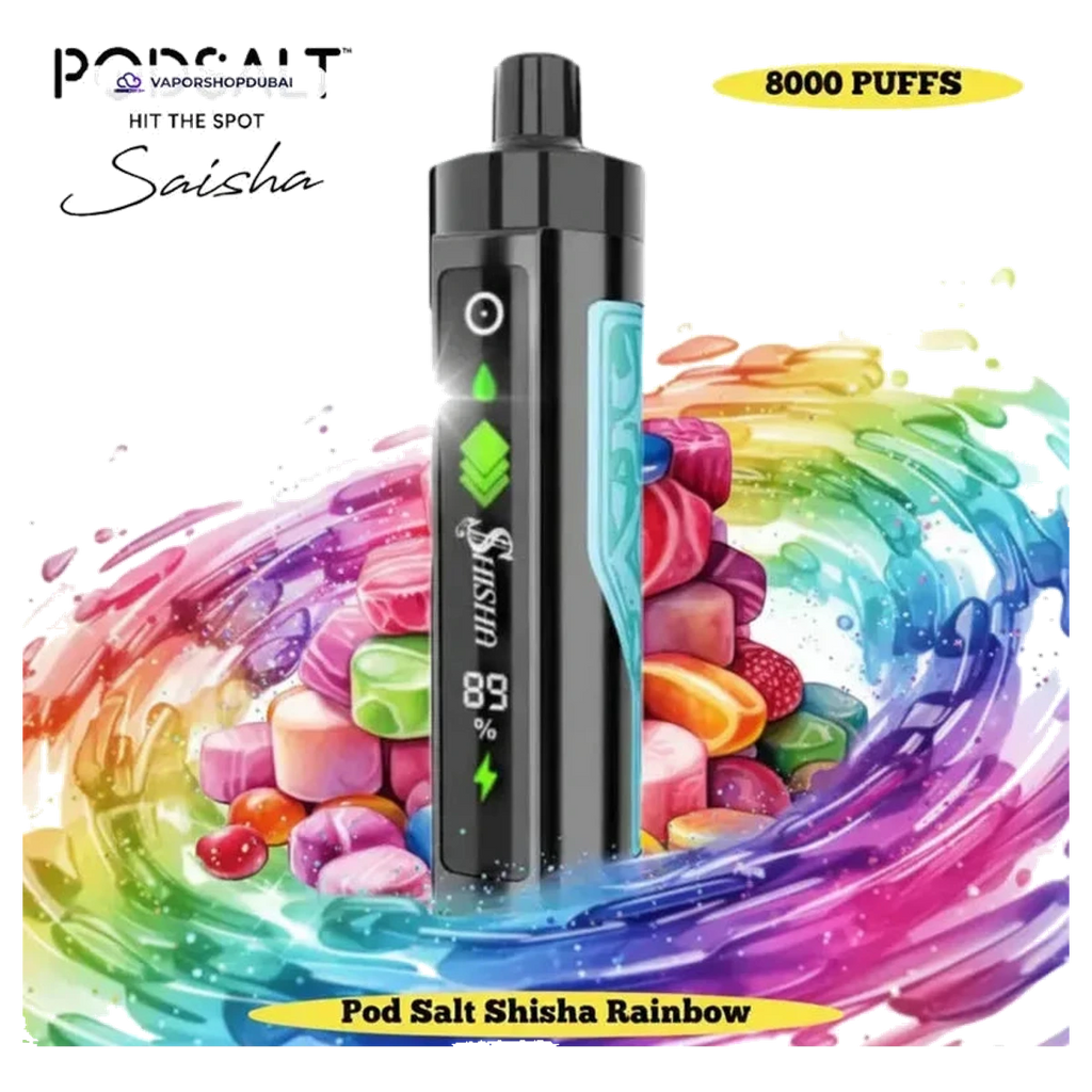 POD SALT Shisha 8000 Puffs DTL 3mg UAE — Buy Dubai | Emirates Vapor