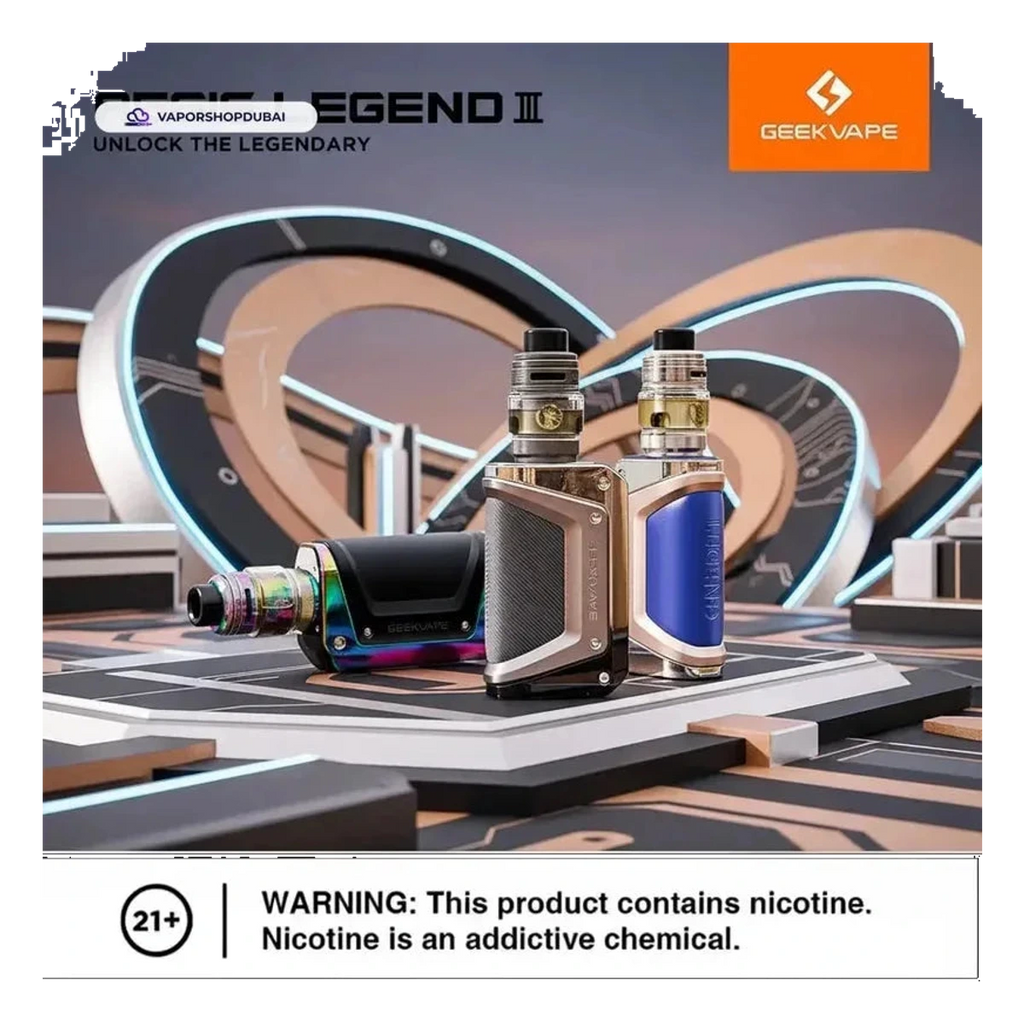 Geekvape Aegis Legend Iii 3 Kit 200W With Z Fli Tank Atomizer 5.5Ml Uae — AED 220 | Emirates Vapor