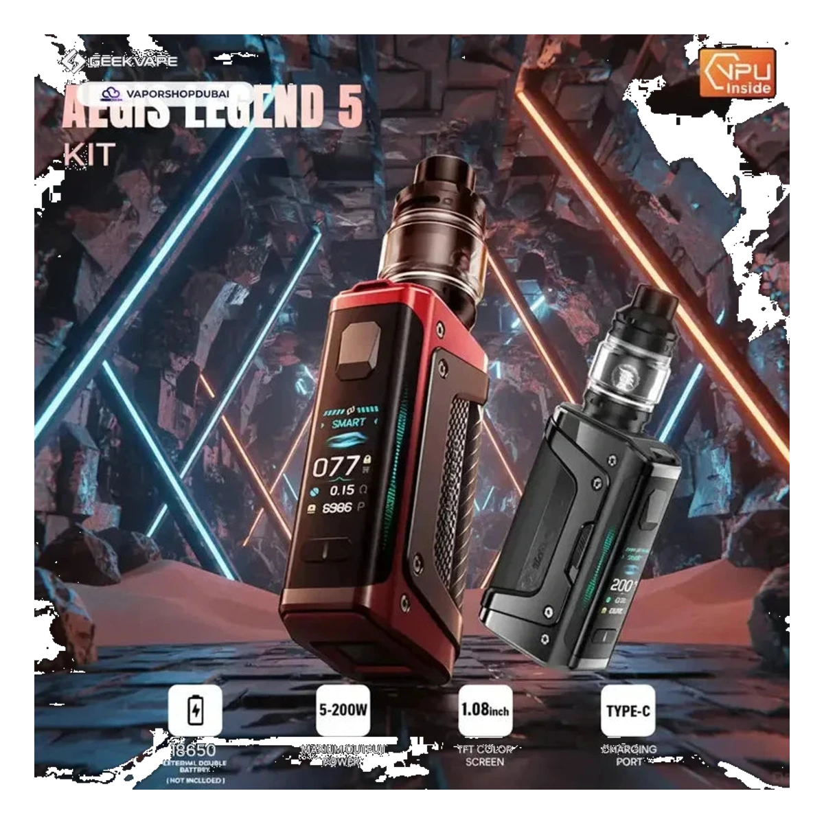 Geekvape Aegis Legend 5 Vape Mod Kit 200W UAE
