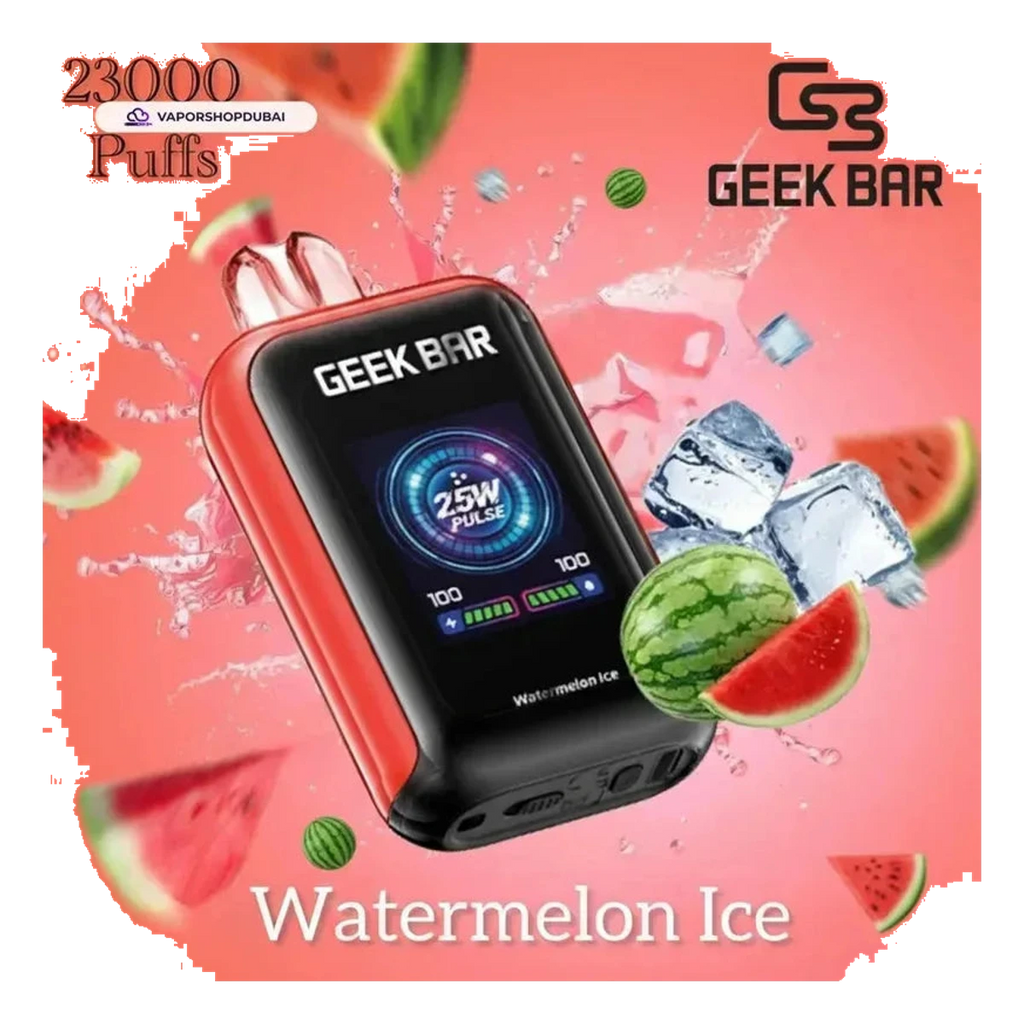 Geek Bar Watt 23000 Puffs Disposable Vape 5% (50mg) Nicotine best price UAE — ESMA certified