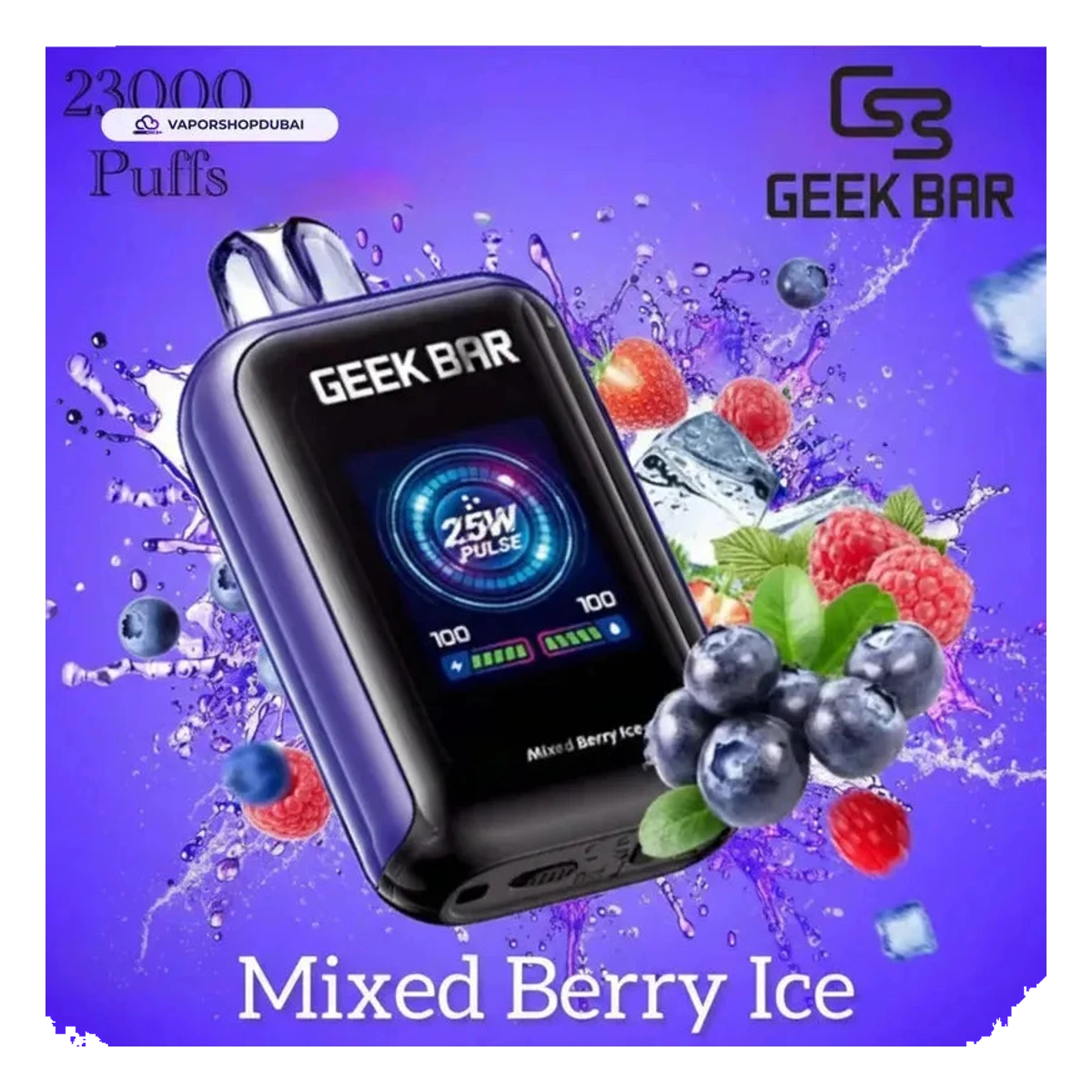 Geek Bar Watt 23000 Puffs Disposable Vape 5% (50mg) Nicotine UAE — Buy Dubai | Emirates Vapor