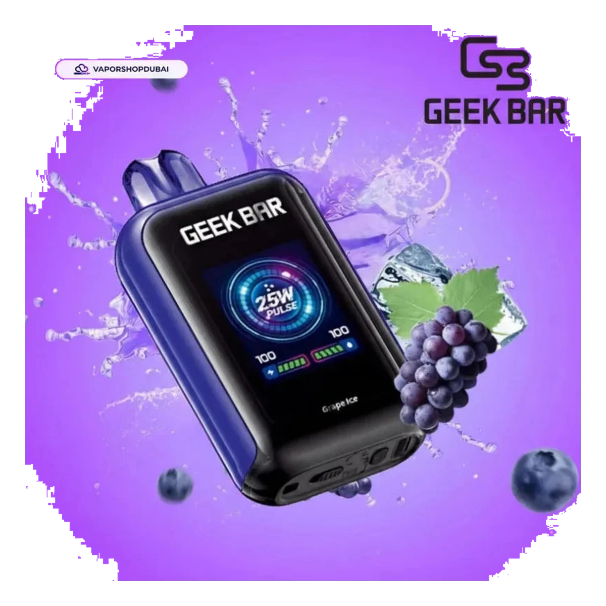 Geek Bar Watt 23000 Puffs Disposable Vape 5% (50mg) Nicotine best price UAE — ESMA certified