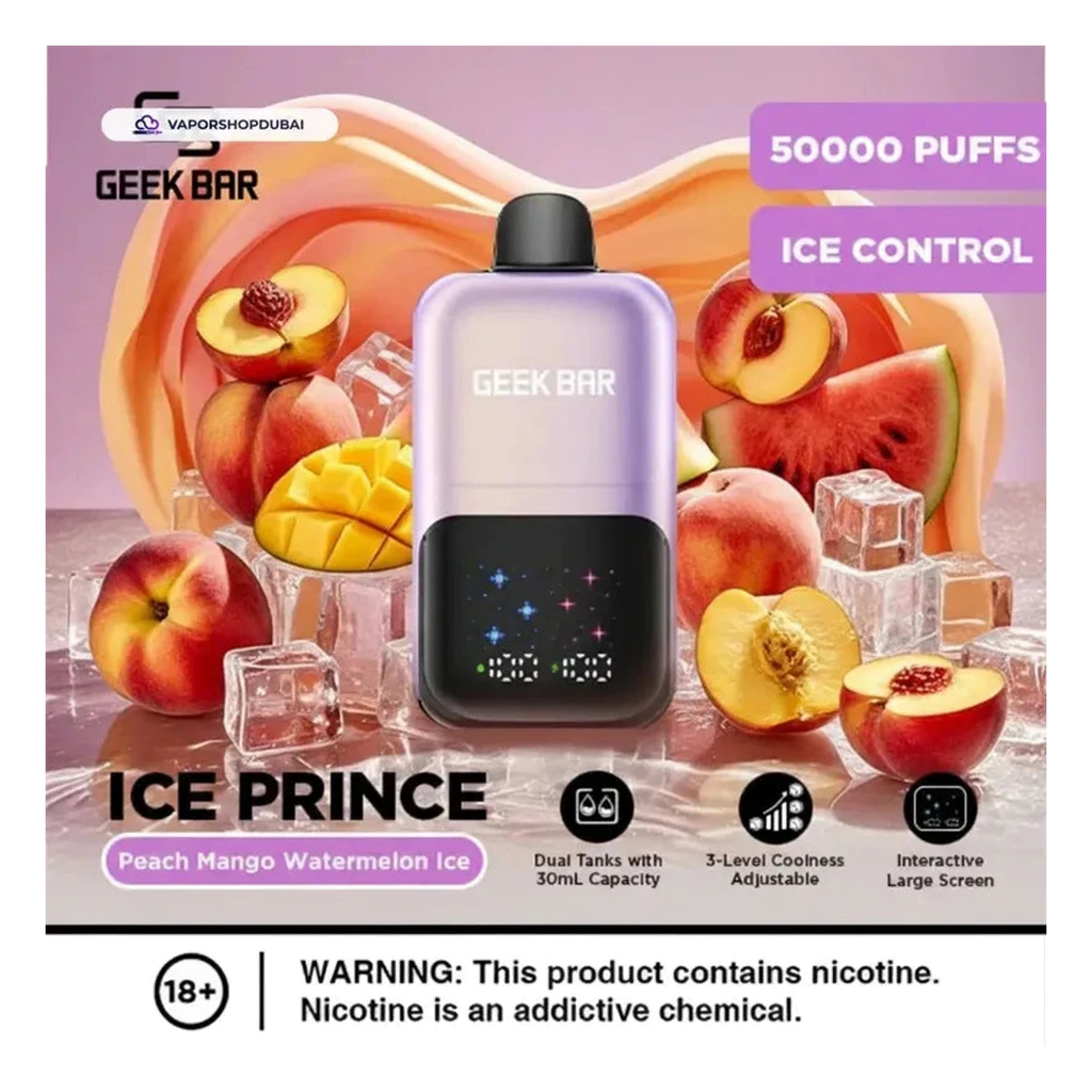 Geek Bar Ice Prince 50000 Puffs Disposable Vape best price UAE — ESMA certified