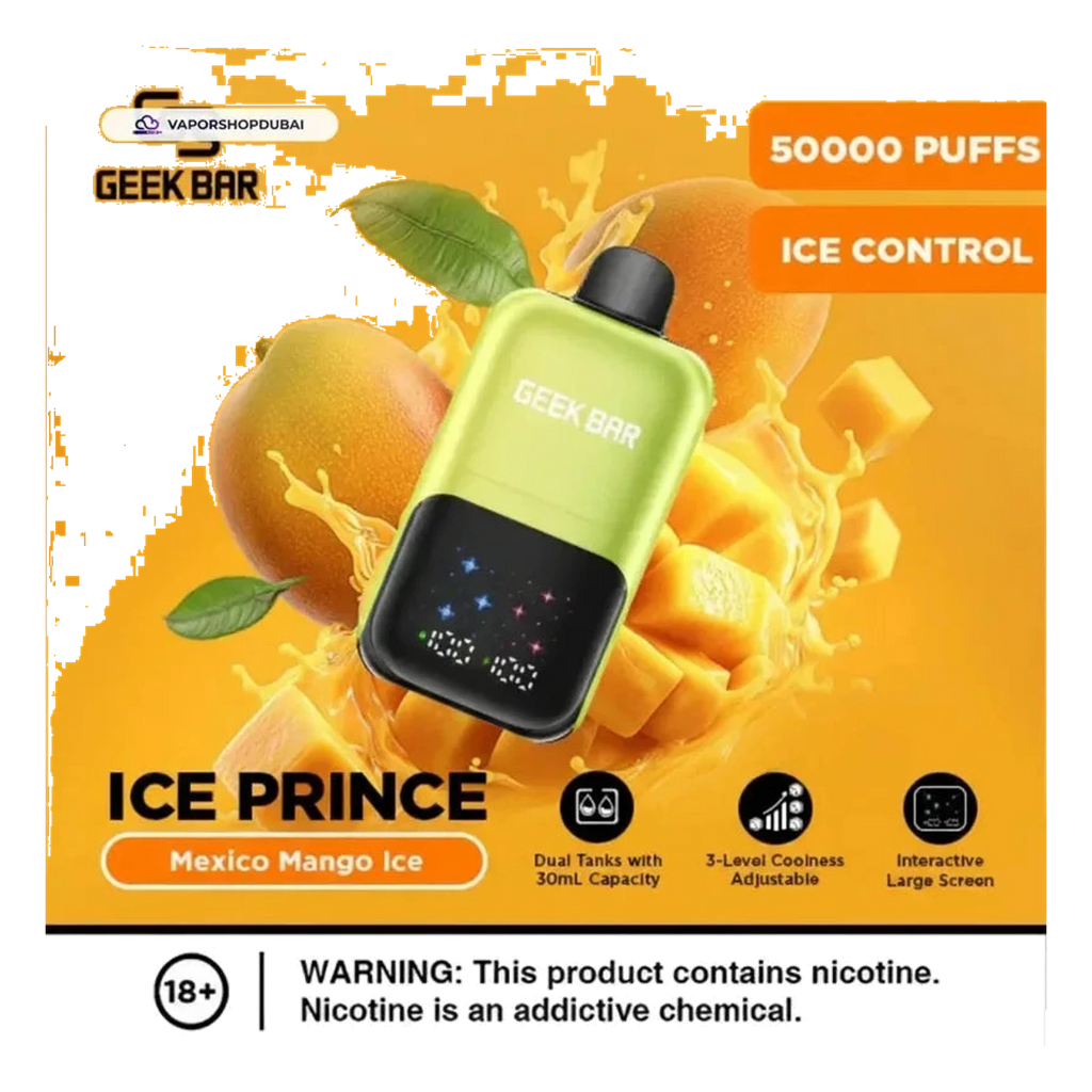 Geek Bar Ice Prince 50000 Puffs Disposable Vape UAE — Buy Dubai | Emirates Vapor