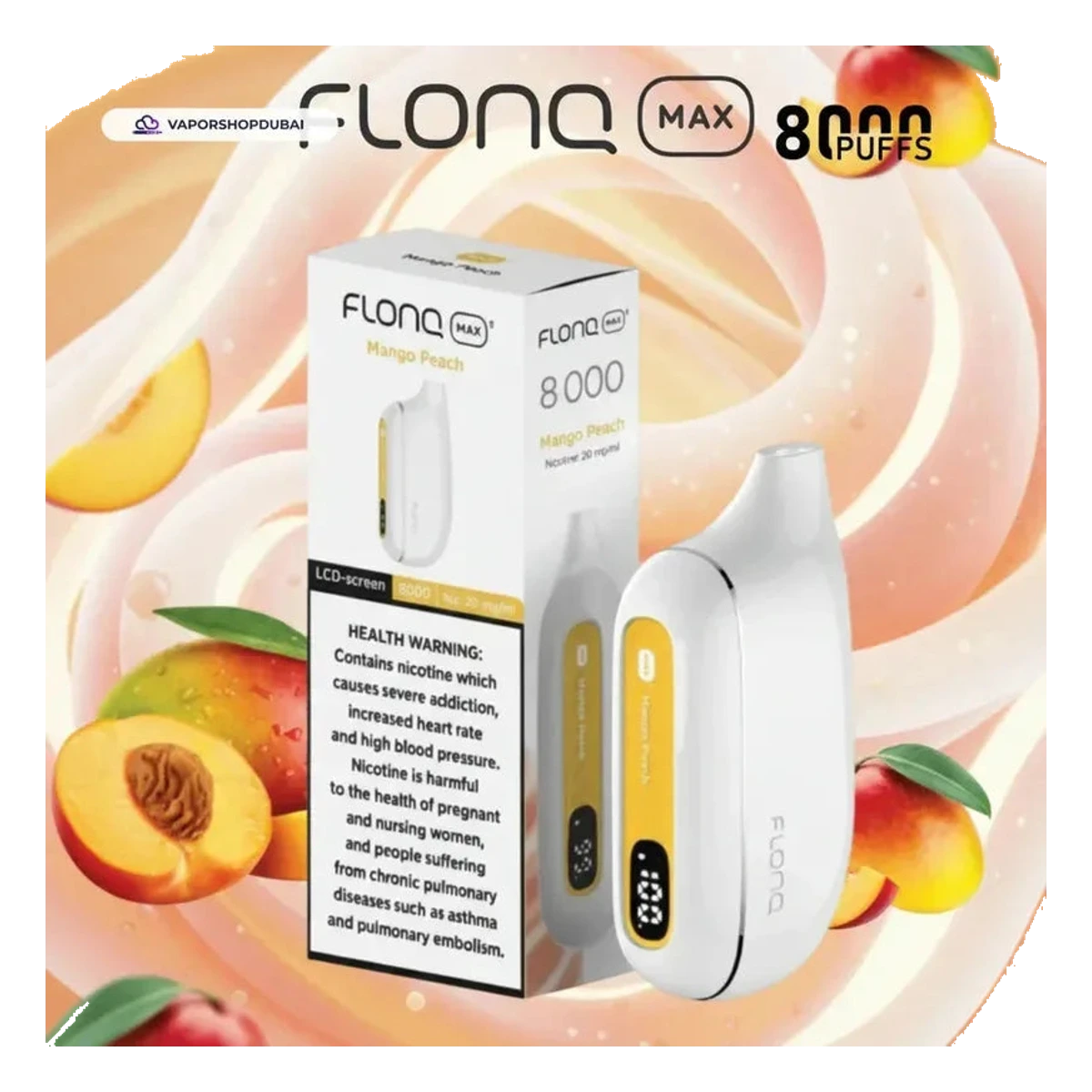 Flonq Max S 8000 Puffs Disposable Vape best price UAE — ESMA certified