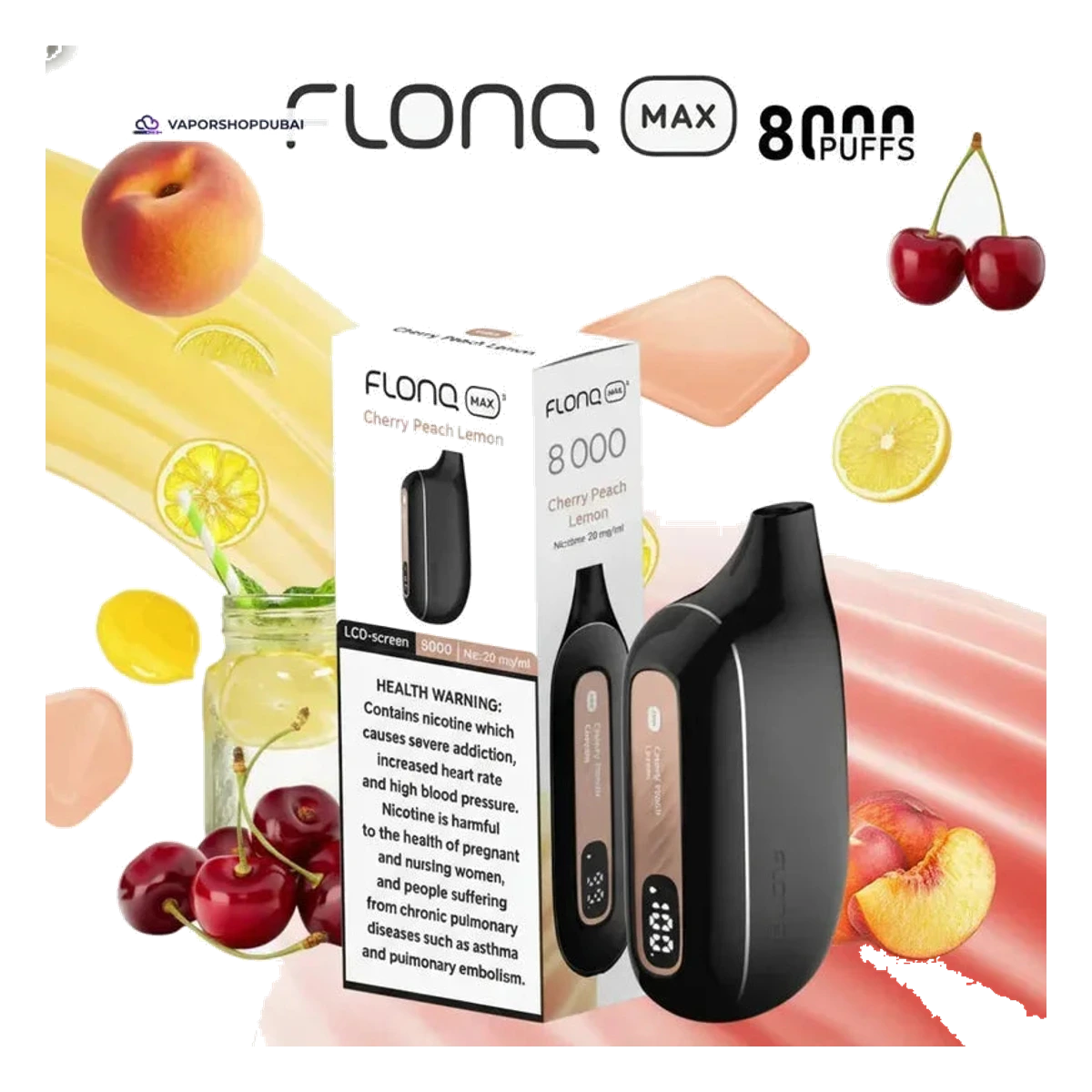 Flonq Max S 8000 Puffs Disposable Vape best price UAE — ESMA certified