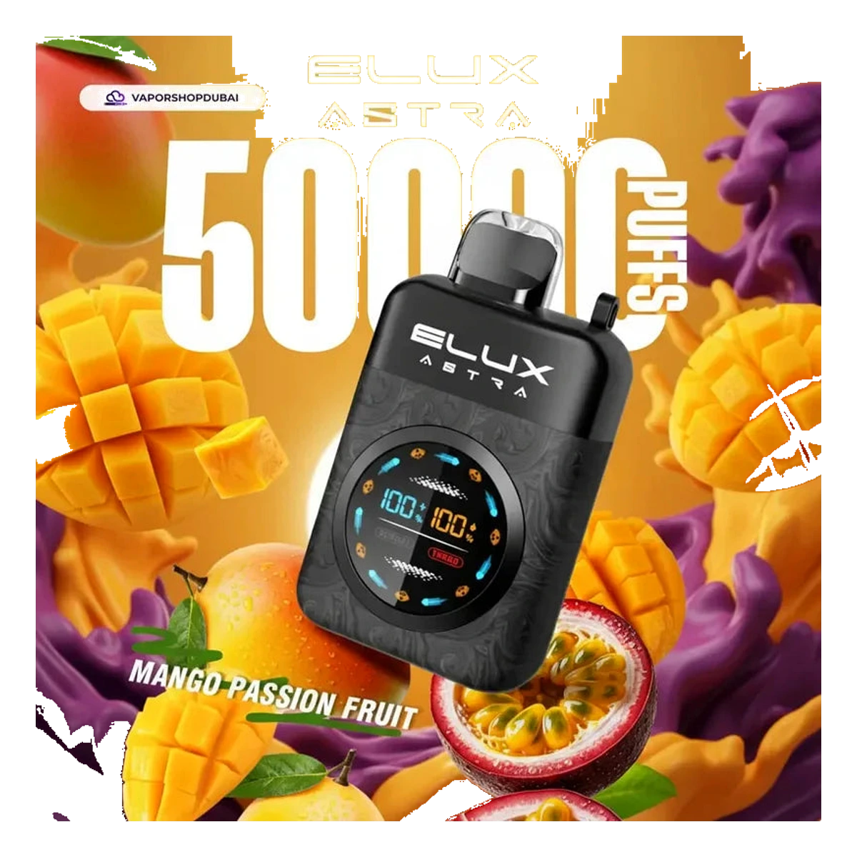 Elux Astra 50000 Puffs Disposable Vape 50MG flavors UAE | Emirates Vapor Dubai