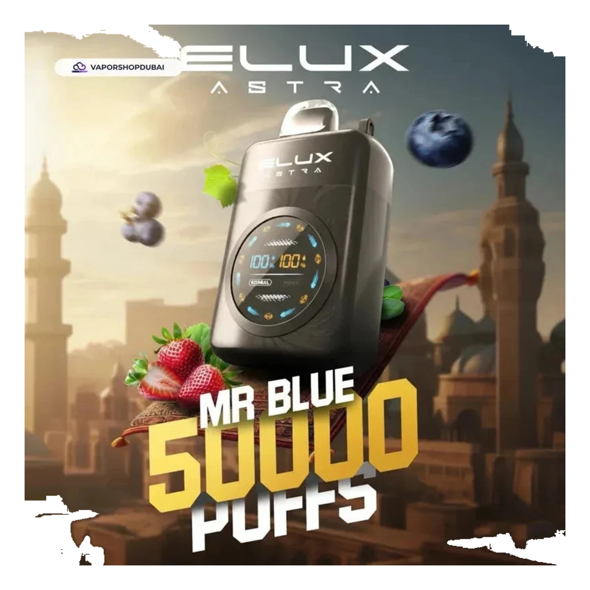 Elux Astra 50000 Puffs Disposable Vape 50MG flavors UAE | Emirates Vapor Dubai