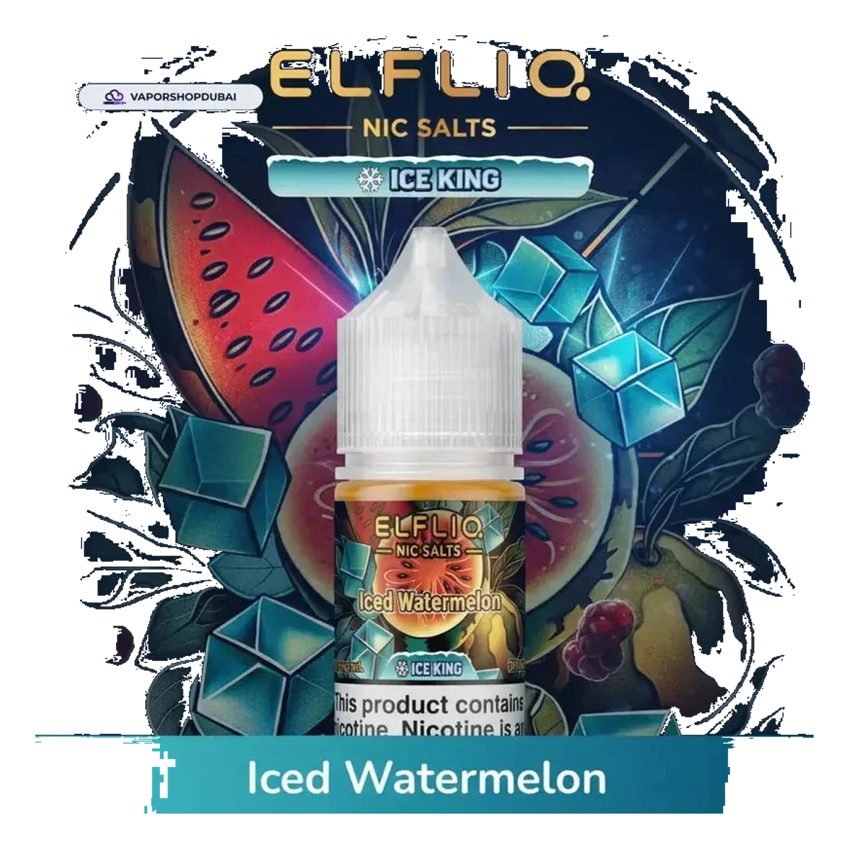 ELFLIQ Nic Salts 30mg Ice King UAE — Buy Dubai | Emirates Vapor