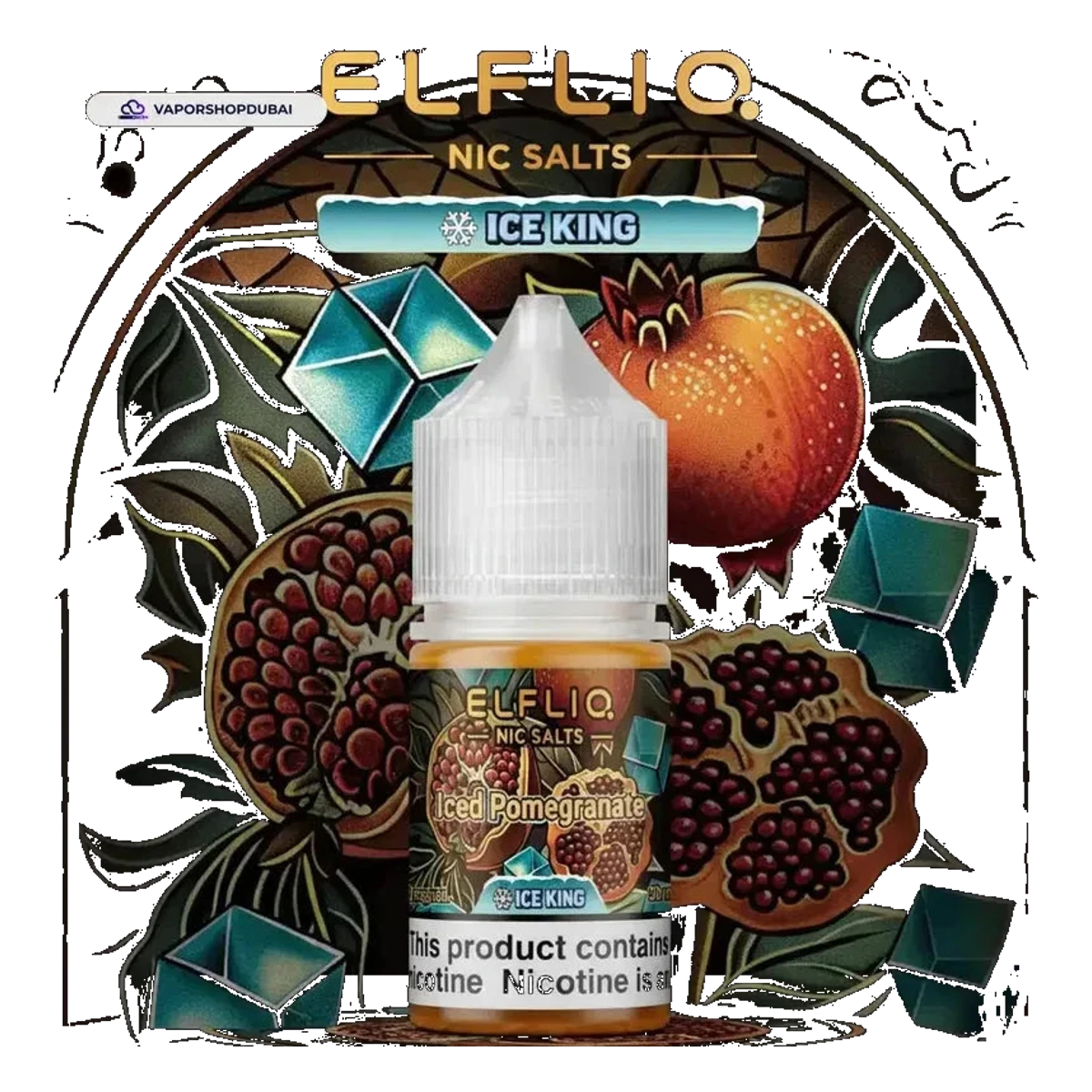 ELFLIQ Nic Salts 30mg Ice King UAE