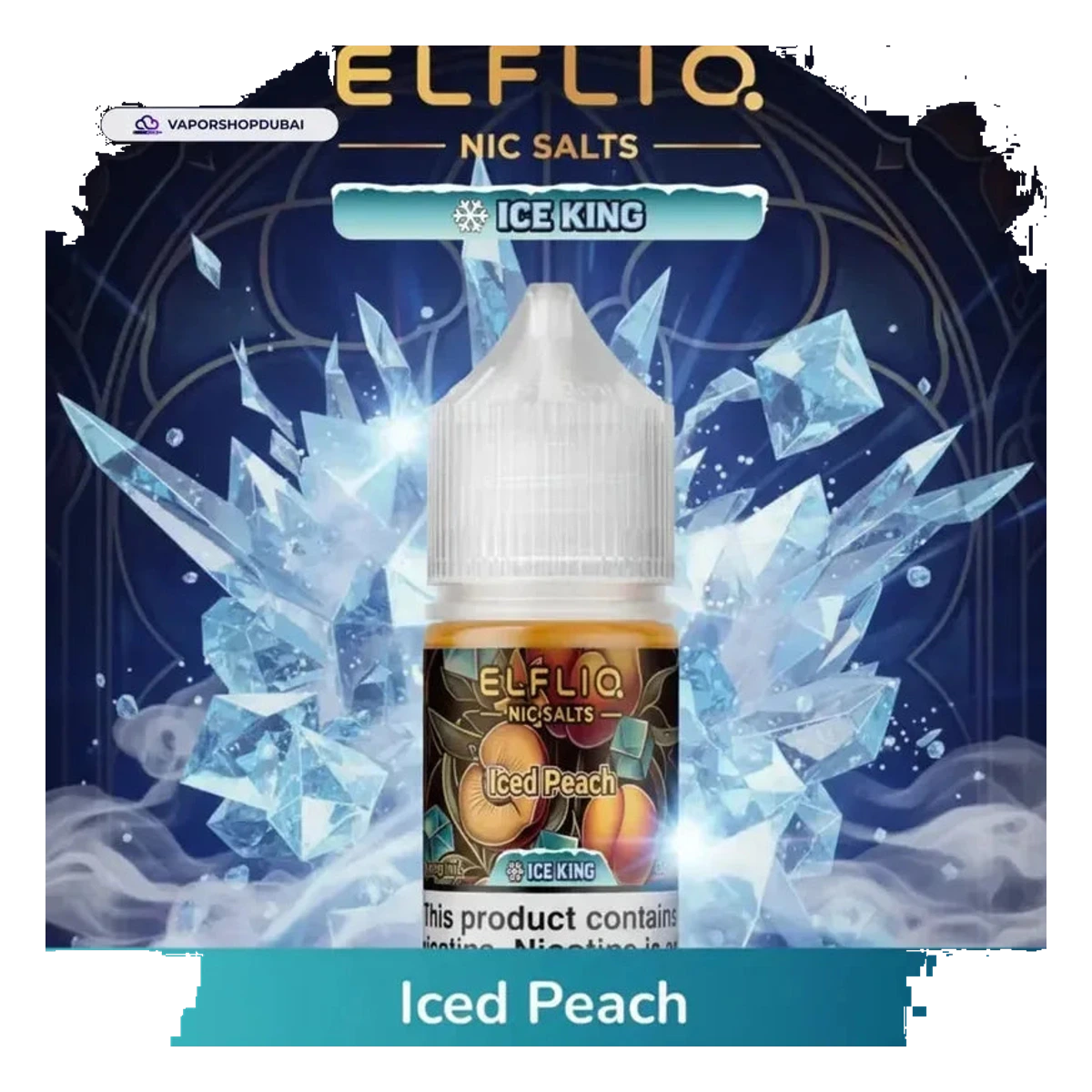 ELFLIQ Nic Salts 30mg Ice King best price UAE — ESMA certified