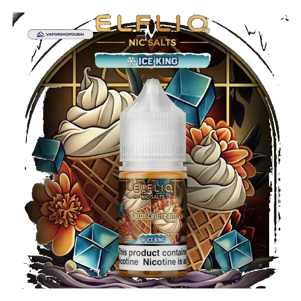 ELFLIQ Nic Salts 30mg Ice King UAE — Buy Dubai | Emirates Vapor