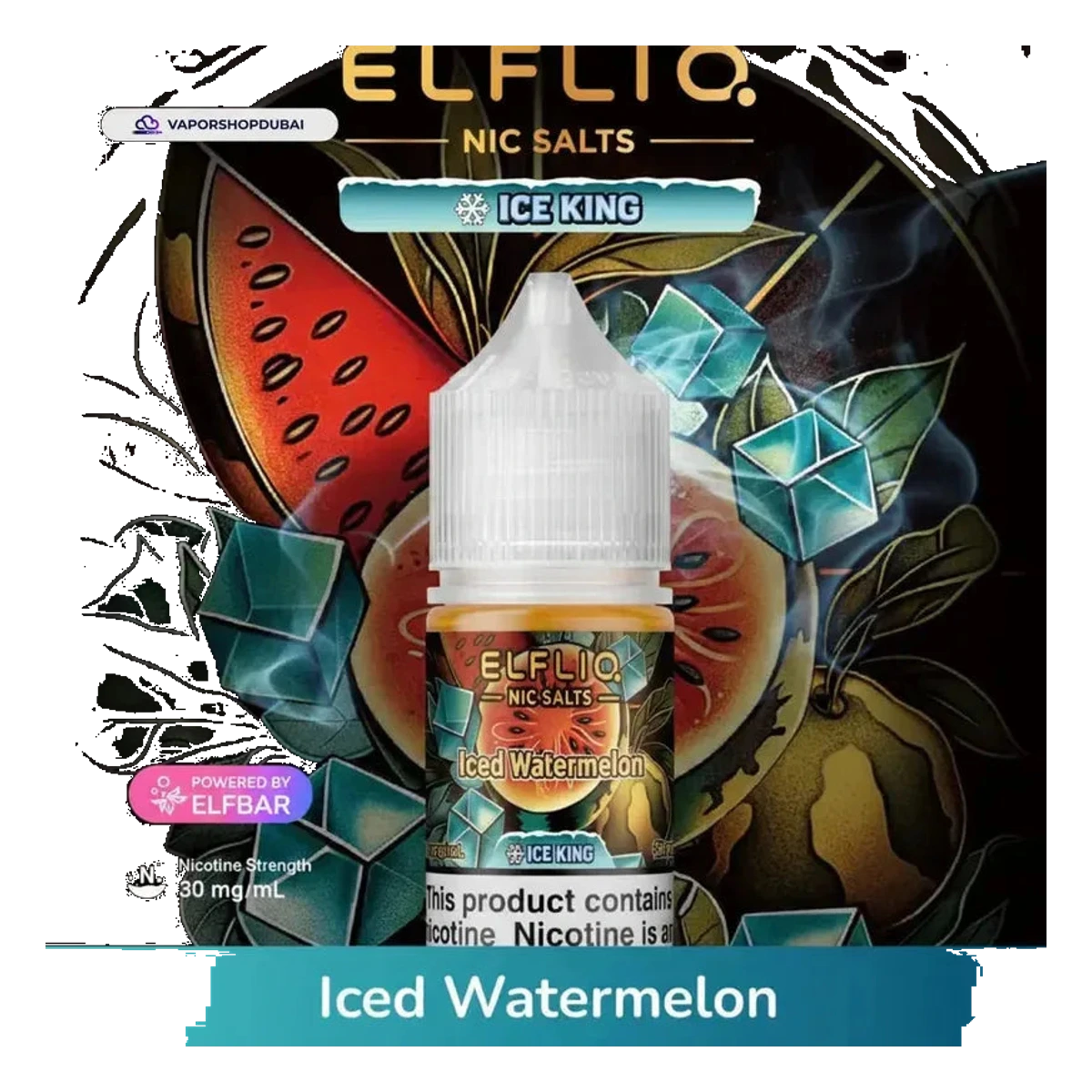 ELFLIQ Nic Salts 30mg Ice King UAE