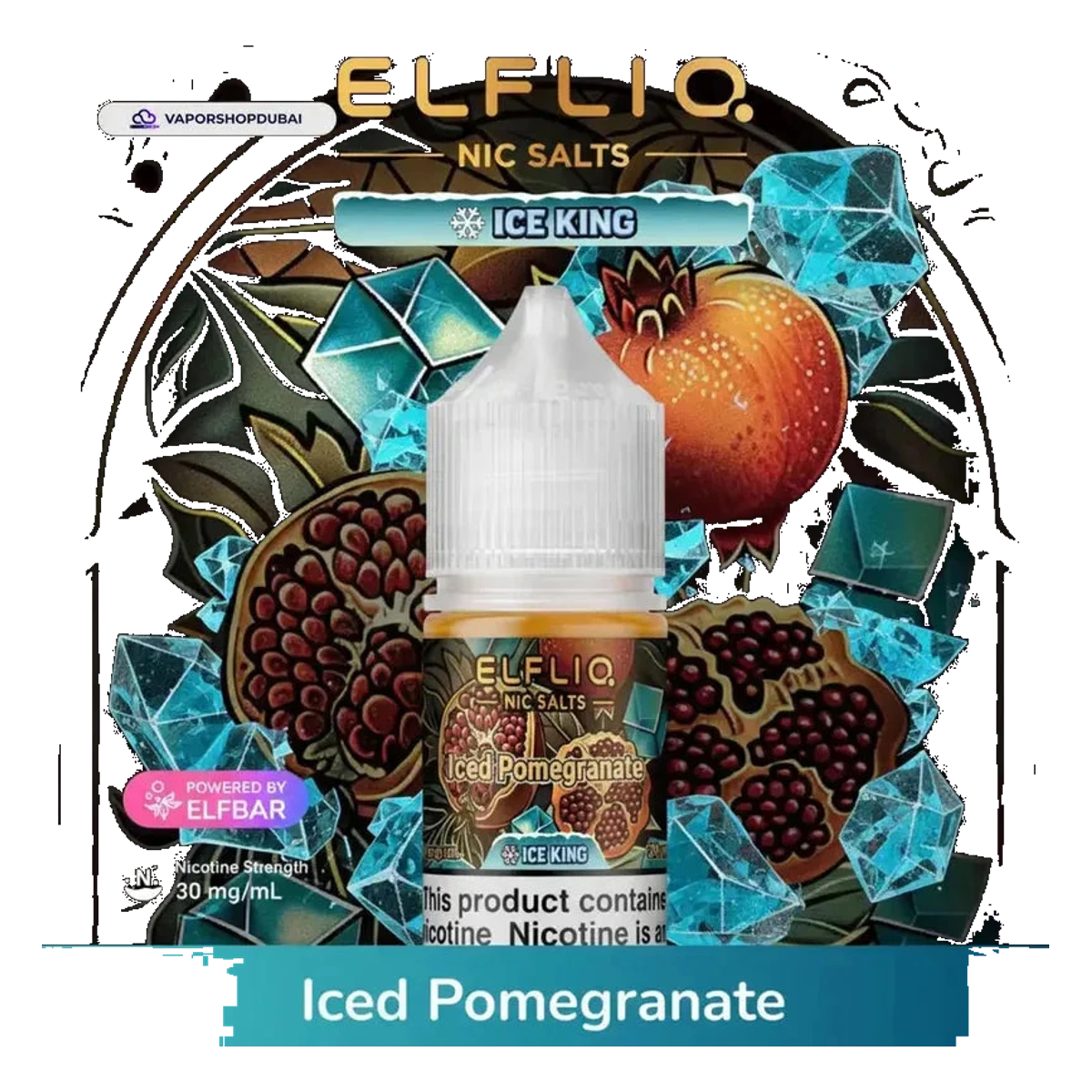ELFLIQ Nic Salts 30mg Ice King UAE