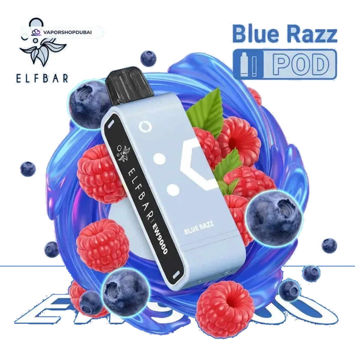 Elfbar EW9000 Replacement Pods Prefilled 9000 Puffs flavors UAE | Emirates Vapor Dubai