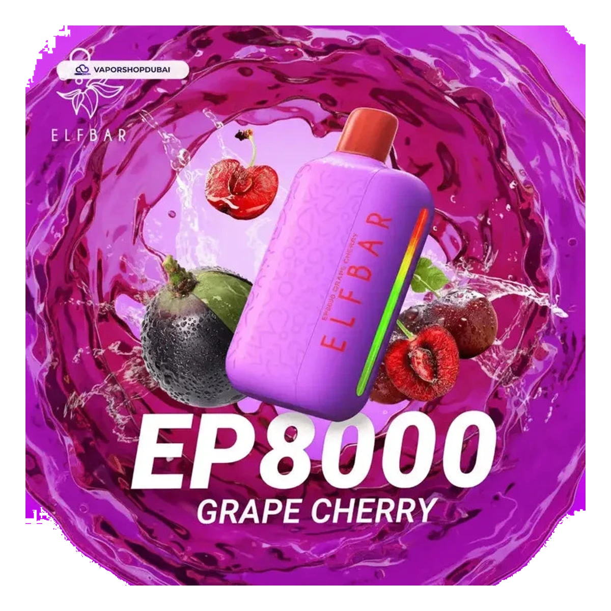 Buy Elfbar Elfbar EP8000 Disposable Vape 8000 Puffs 20mg Dubai same-day delivery