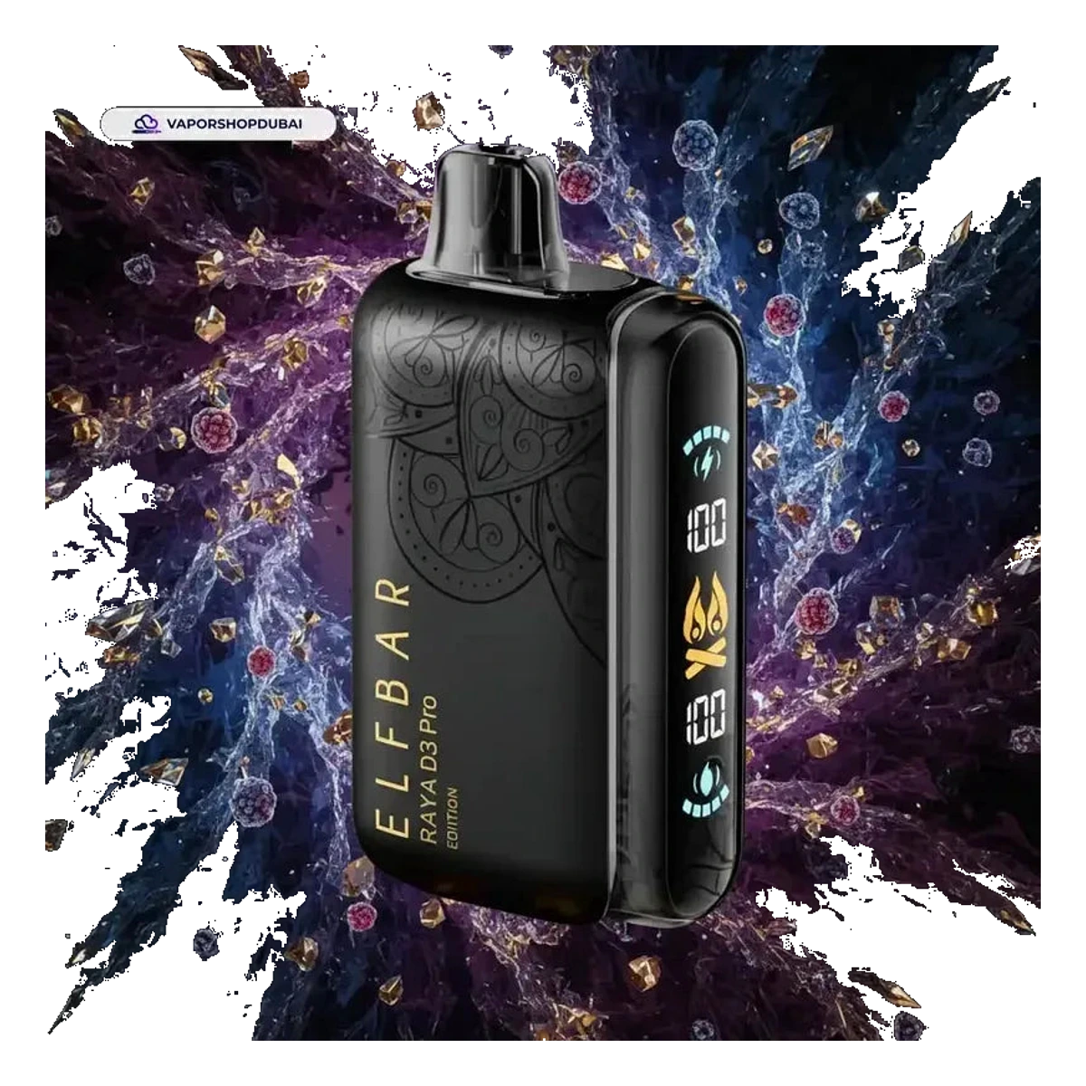 Elfbar 30000 Puffs Raya D3 Pro Disposable Vape flavors UAE | Emirates Vapor Dubai