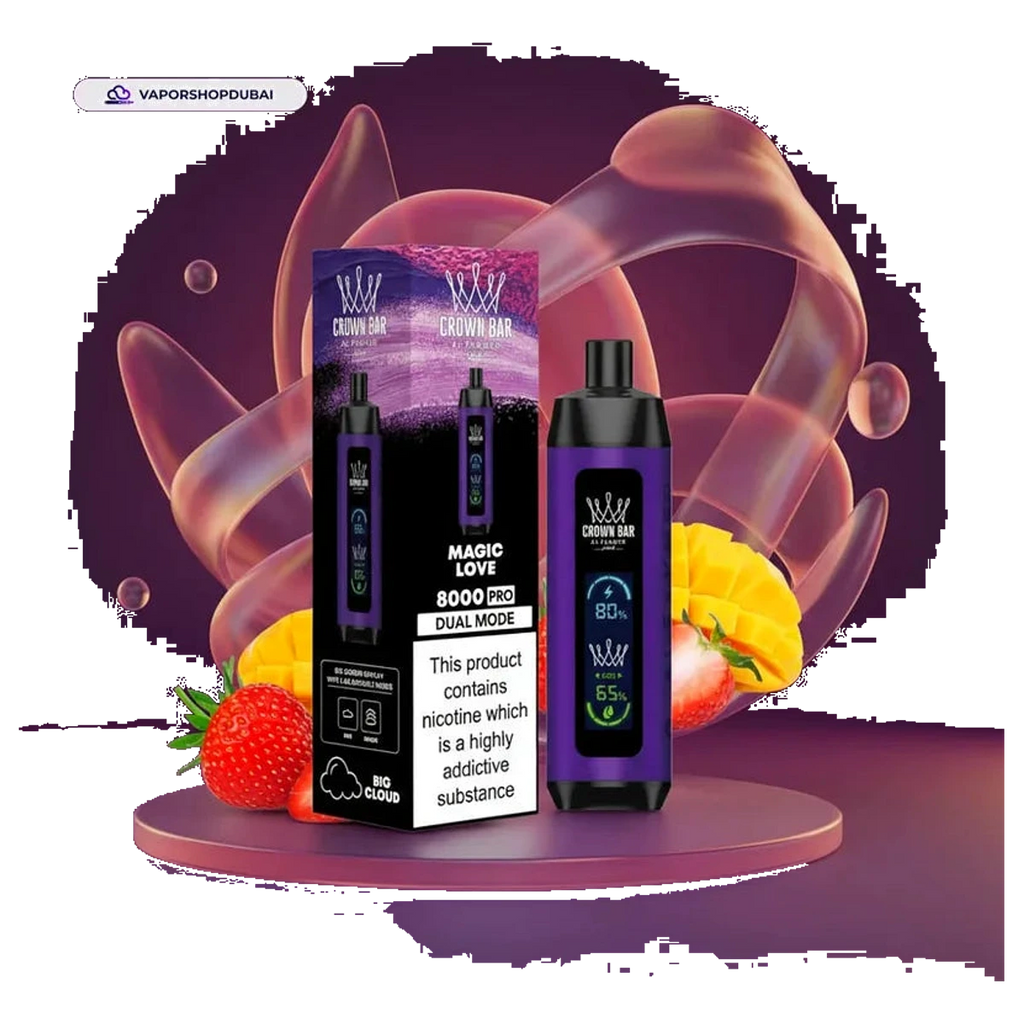 Crown Bar Al Fakher 8000 Pro Dtl 8000Puffs Dual Mode Disposable Vape Uae — AED 40 | Emirates Vapor