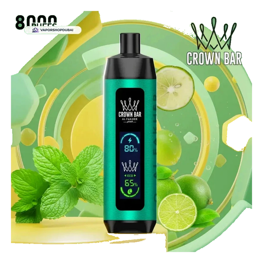 Crown Bar Al Fakher 8000 Pro Dtl 8000Puffs Dual Mode Disposable Vape Uae — AED 40 | Emirates Vapor