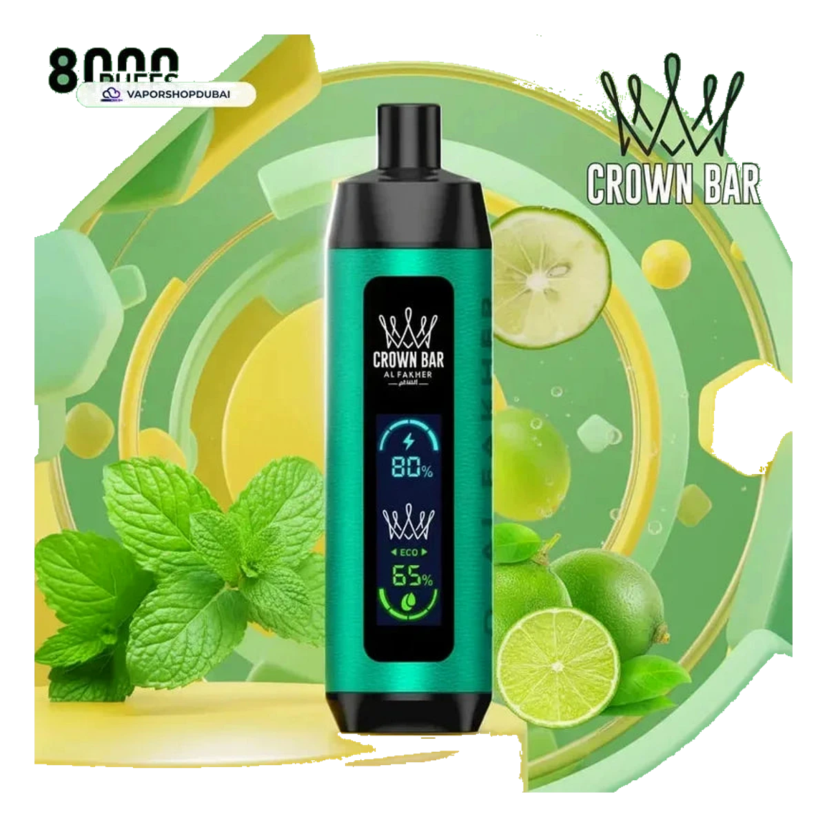 Crown Bar Al Fakher 8000 Pro Dtl 8000Puffs Dual Mode Disposable Vape Uae — AED 40 | Emirates Vapor