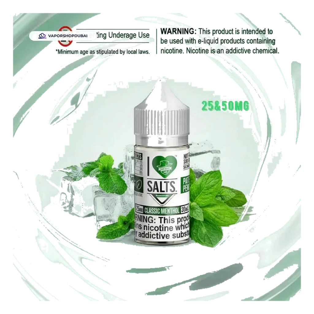 CLASSIC MENTHOL I Love Salts by Mad Hatter Juice best price UAE — ESMA certified