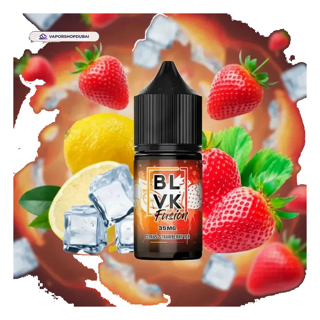 Buy Authentic Citrus Strawberry Ice Blvk Fusion Salt 30ml best price UAE — ESMA certified