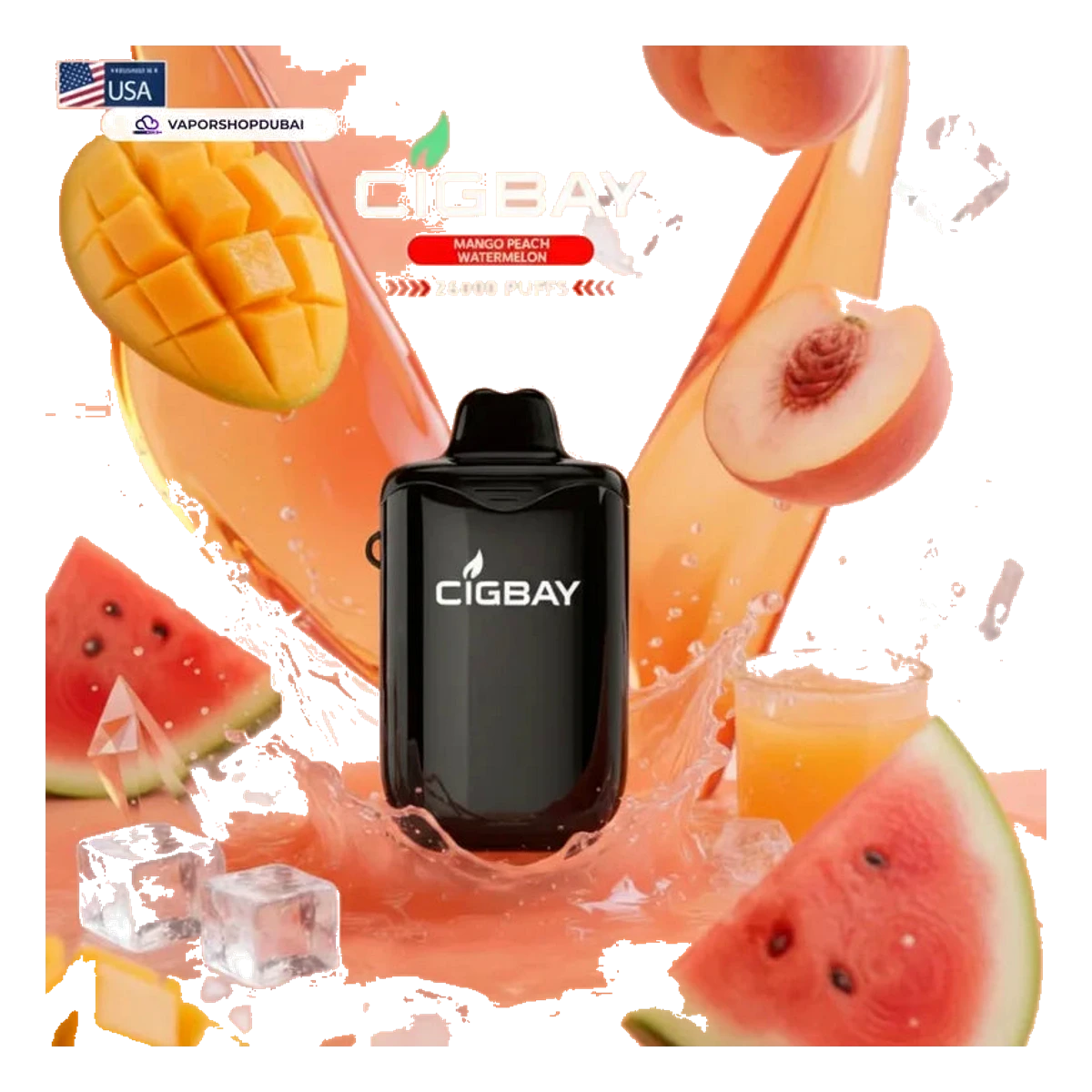 Cigbay 26000 Puffs Disposable Vape Kit 20mg best price UAE — ESMA certified