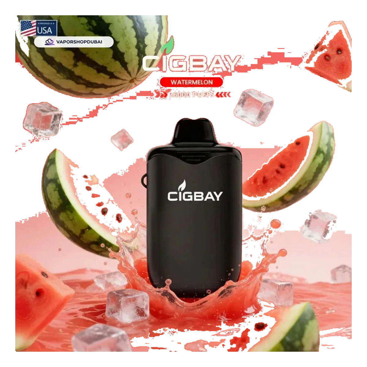 Buy Emirates Vapor Cigbay 26000 Puffs Disposable Vape Kit 20mg Dubai same-day delivery