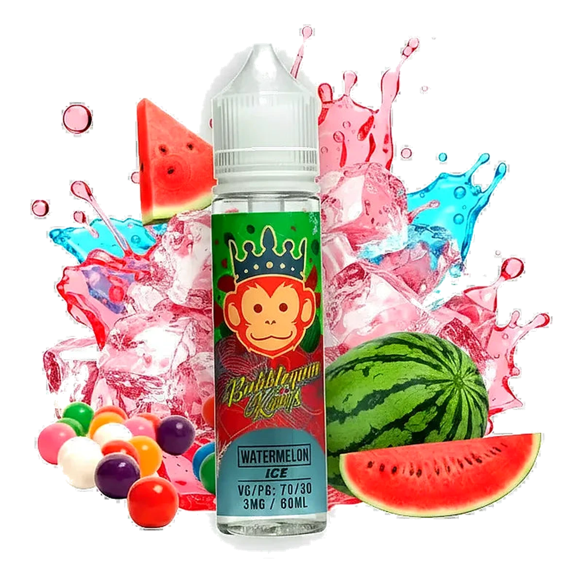 Bubblegum Kings Watermelon Ice 60Ml (Freebase) UAE — Buy Dubai | Emirates Vapor