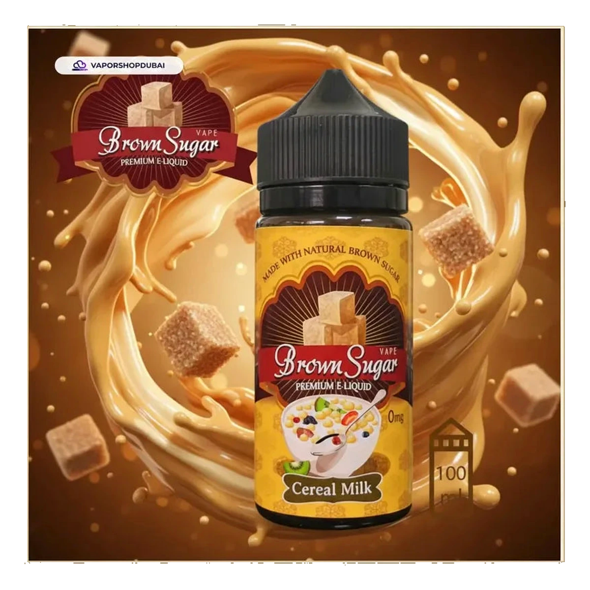 Brown Sugar Premium E Liquid 3mg 100ml best price UAE — ESMA certified