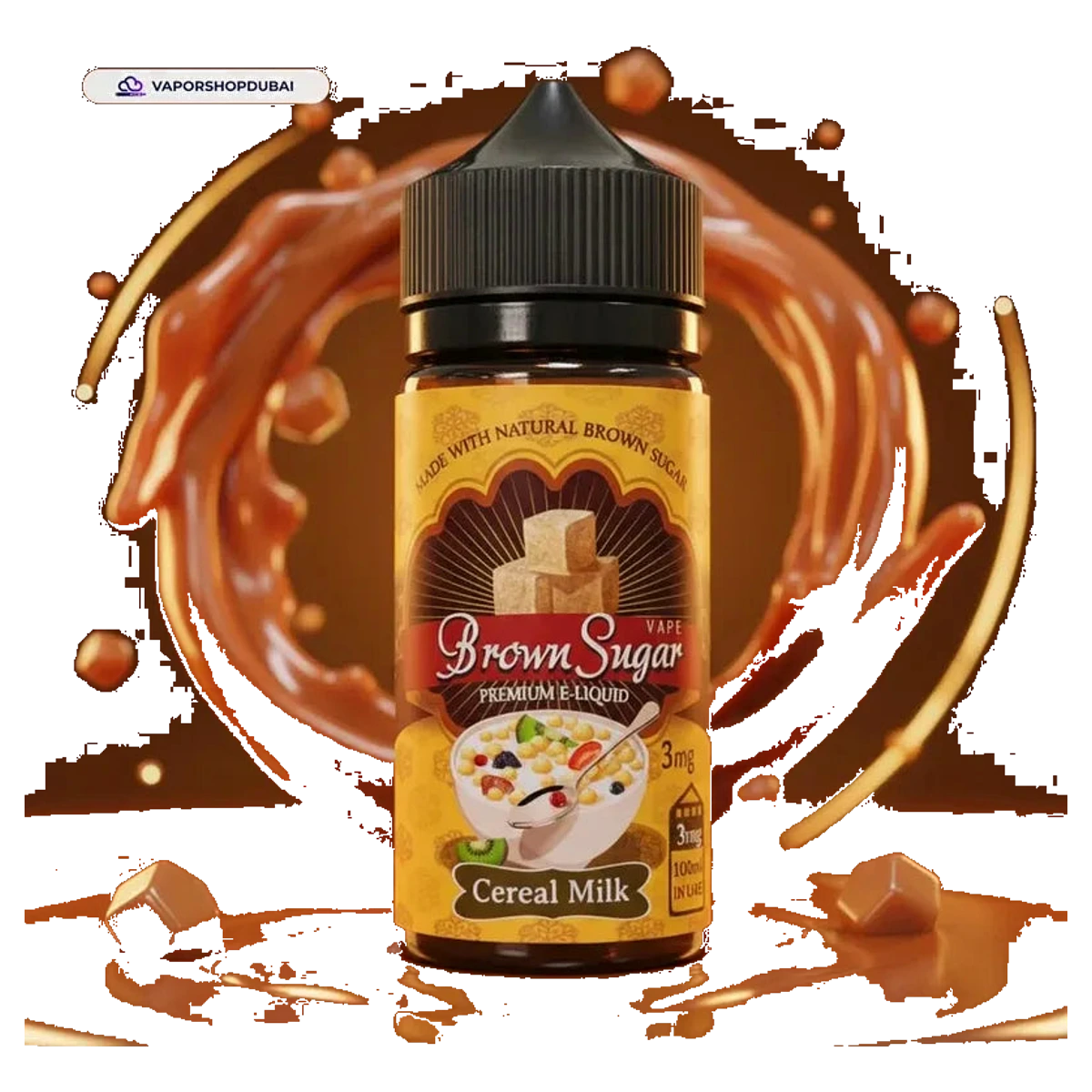 Brown Sugar Premium E Liquid 3mg 100ml UAE
