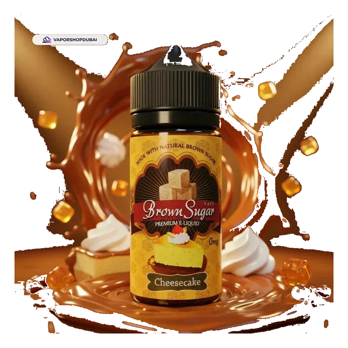 Brown Sugar Premium E Liquid 3mg 100ml best price UAE — ESMA certified