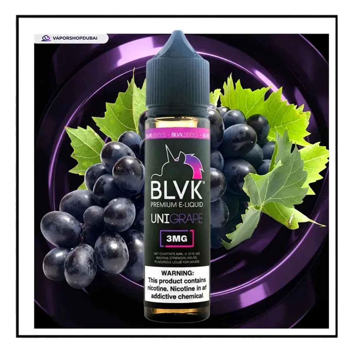 BLVK UNI Grape 60ml E-Liquid (Purple Grape) UAE