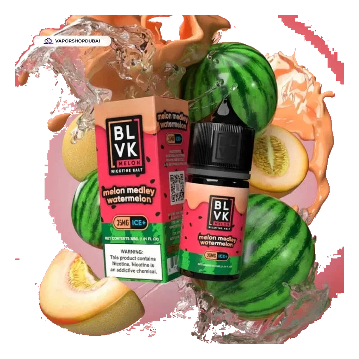 BLVK Melon Saltnic Ice 30ml in UAE