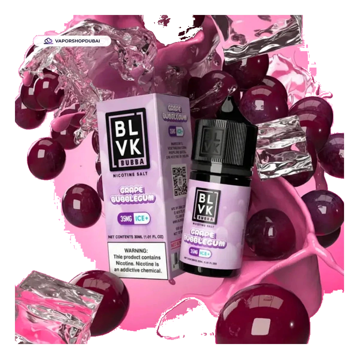 Blvk Bubba Ice Saltnic 30Ml E-Juice Uae — AED 40 | Emirates Vapor
