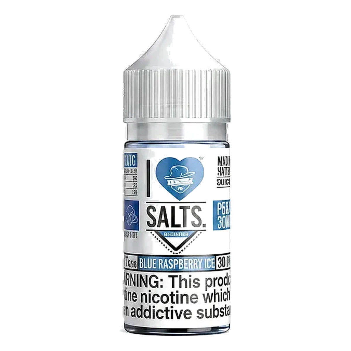 BLUE RASPBERRY ICE I Love Salts by Mad Hatter Juice