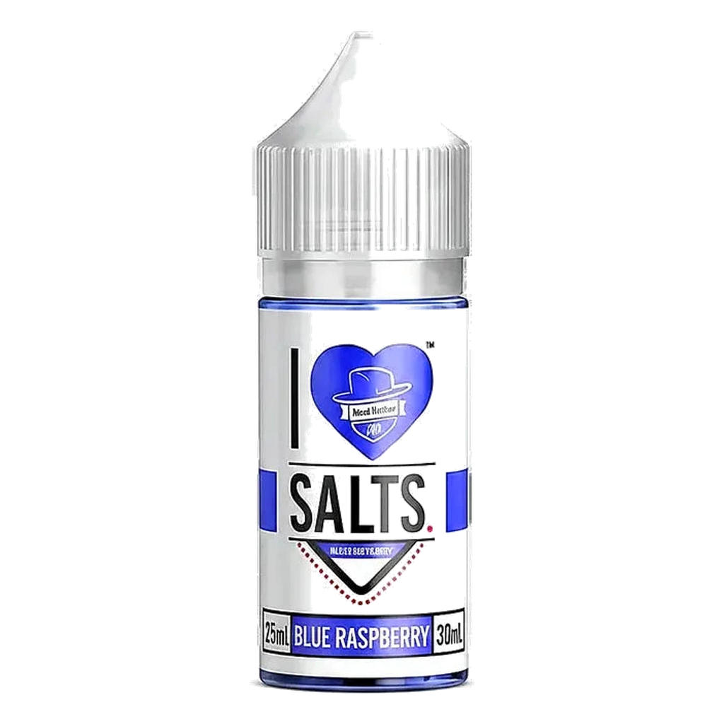 BLUE RASPBERRY I Love Salts by Mad Hatter Juice options UAE | Emirates Vapor Dubai