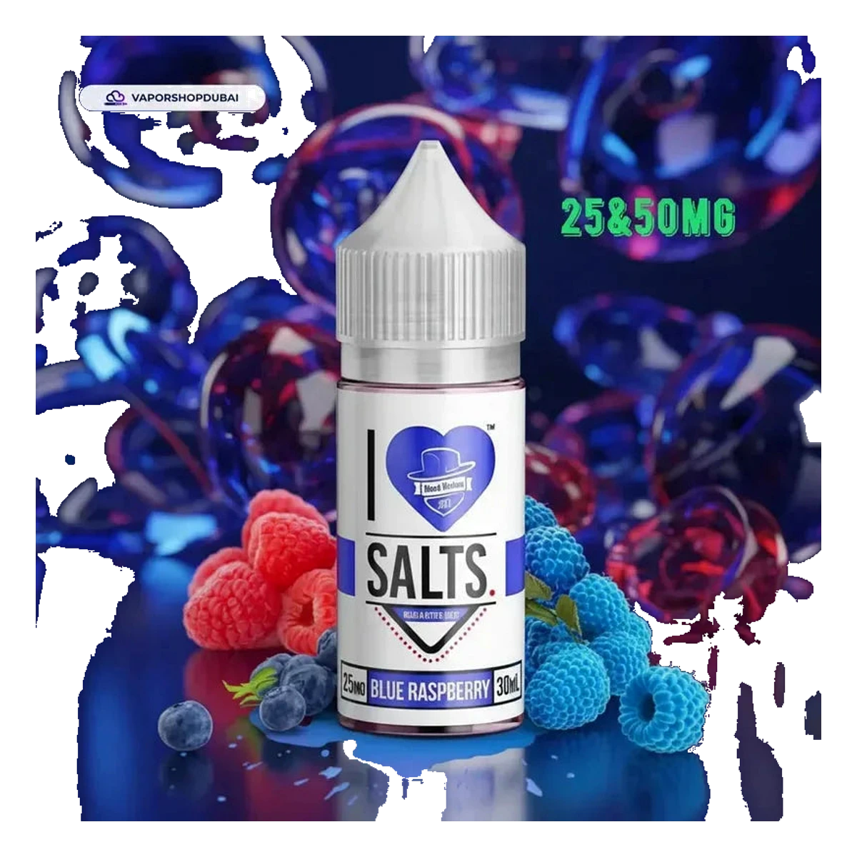BLUE RASPBERRY I Love Salts by Mad Hatter Juice UAE