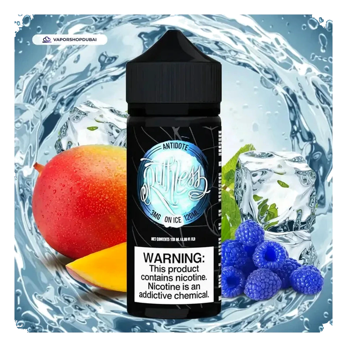 Best Buy Antidote On Ice by Ruthless Vapor 120ml options UAE | Emirates Vapor Dubai