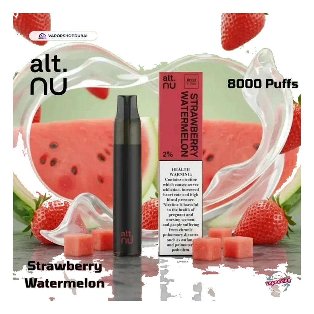 Alt Nu 8000 Puffs Disposable Vape 20mg flavors UAE | Emirates Vapor Dubai