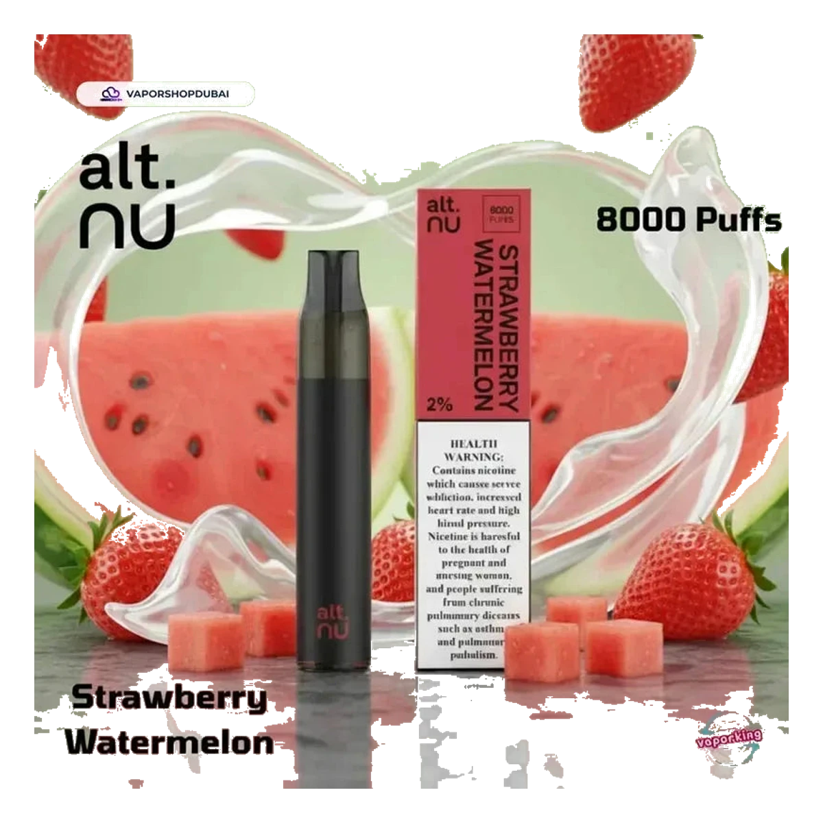 Alt Nu 8000 Puffs Disposable Vape 20mg flavors UAE | Emirates Vapor Dubai