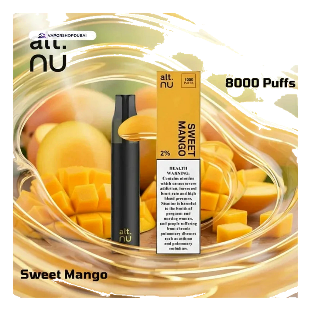 Alt Nu 8000 Puffs Disposable Vape 20mg flavors UAE | Emirates Vapor Dubai