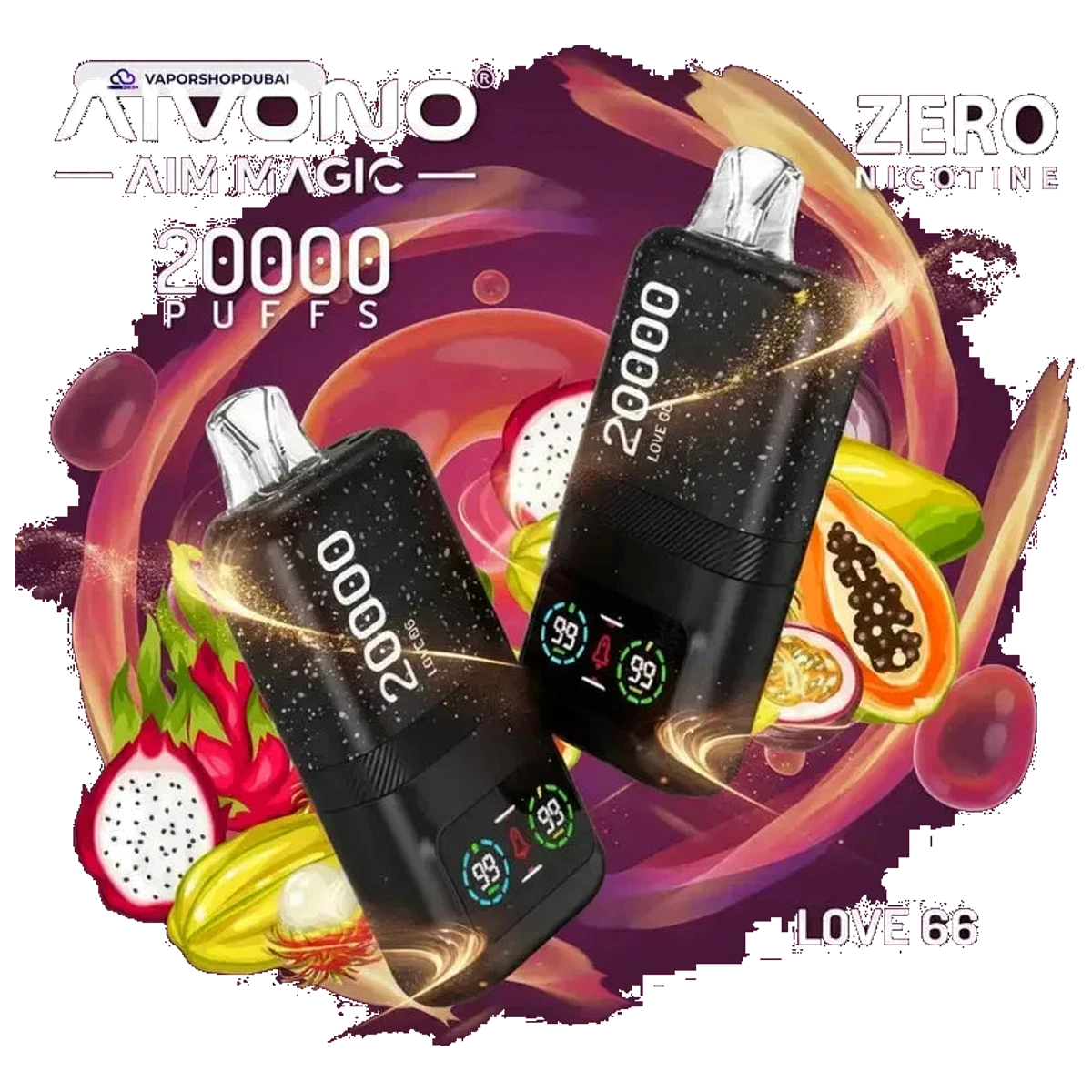 AIVONO Aim Magic 20000 Puff Zero Nicotine Disposable Vape flavors UAE | Emirates Vapor Dubai