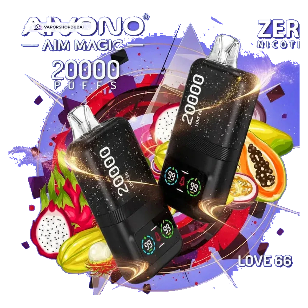 AIVONO Aim Magic 20000 Puff Zero Nicotine Disposable Vape In UAE | Emirates Vapor UAE